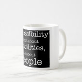 Accessibilité = tasse de personnes (Devant droit)