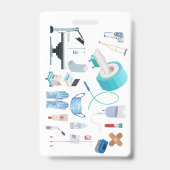 Accessoire de badge médical (Arrière)