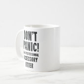 Accessoire Fitter cadeau unique de café Mug (Devant gauche)