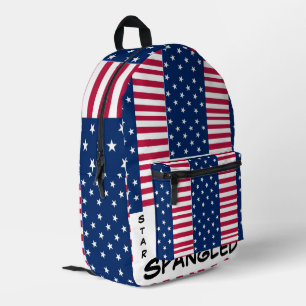 Accessoire met American Pride: Star Spangled Art Bedrukte Rugzak