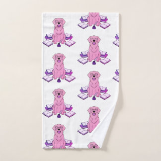 Accessoire pour écrivain au design de chiot rose m