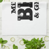 Accessoires barbecue personnalisés Serviette de cu (Plié)