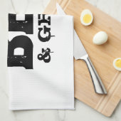 Accessoires barbecue personnalisés Serviette de cu (Quart Plié)