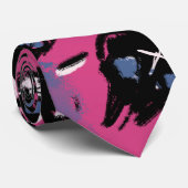 Accessoires de coupe rose en émo Cravate Accessori (Roulé)