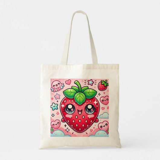 Accessoires de sac cadeau fraise (Dos)