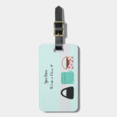 Accessoires Designer Purse Bagagelabel (Voorkant verticaal)