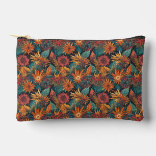 Accessoires d'impression florale Sac cosmétique