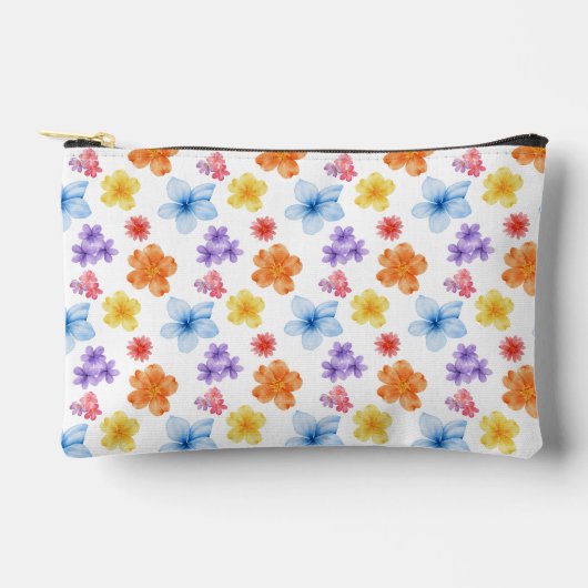 Accessoires d'impression florale Sac cosmétique (Recto)
