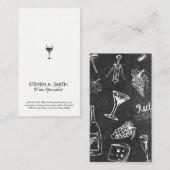 Accessoires leisteen | Sommelier Visitekaartje (Voorkant / Achterkant)