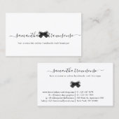 Accessoires online handgemaakte boten visitekaartje (Voorkant / Achterkant)