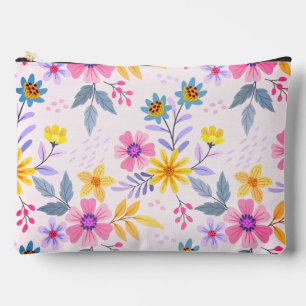 Accessoires Pochette à crayons Fleurs rétro Florales