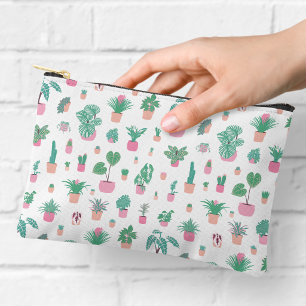 Accessoires Pochette à fermeture éclair à motif de plantes en 