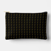 Accessoires Pochette à fermeture éclair à motif monogramme Or (Recto)