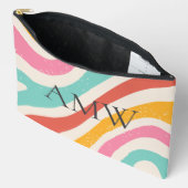 Accessoires Pochette à fermeture éclair avec monogramme et ray (Ouvrir)