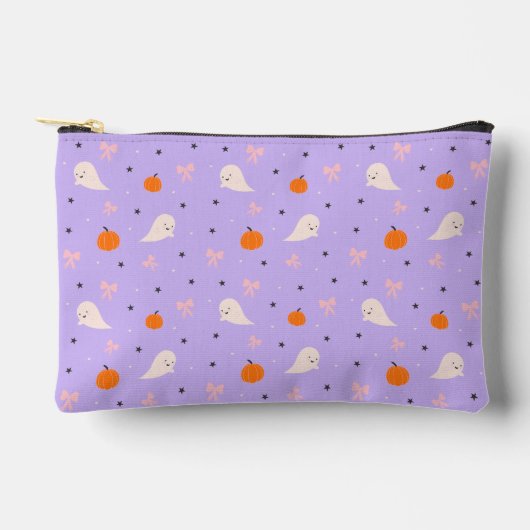 Accessoires Pochette à fermeture éclair avec motif de fantôme (Recto)