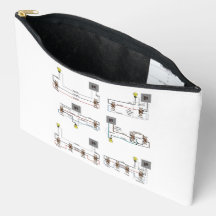 POCHETTE À FERMETURE ÉCLAIR avec schémas de câblag