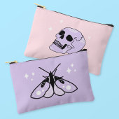 Accessoires Pochette à fermeture éclair crâne de sorcière mign
