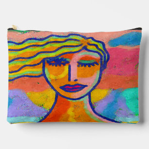 Accessoires Pochette à fermeture éclair en art abstrait origin