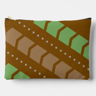 Accessoires Pochette à fermeture éclair motif flèches géométri