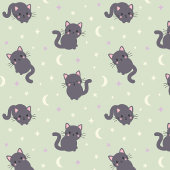 Accessoires Pochette à fermeture éclair Sage Chat Gris Mignon