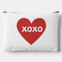 Pochette à fermeture éclair XOXO Heart Make-Up Bag