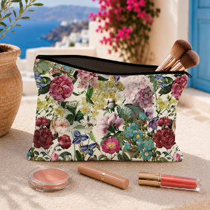 Accessoires Pochette à monogramme à motif floral rose vintage