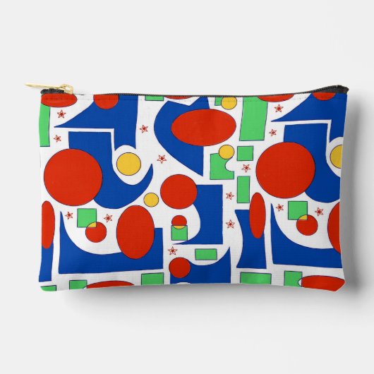 Accessoires Pochette à motifs colorés et charmants  (Recto)