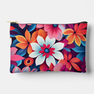 Accessoires Pochette Accessoire à Motif Floral Mignon