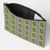 Accessoires Pochette Accessoire à rayures lavande pâle (Ouvrir)
