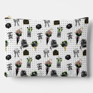 Accessoires Pochette de Maquillage Chic à Points Parisienne