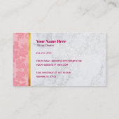 Accessoires pour animaux de compagnie Carte de vis (Dos)