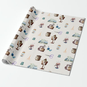 Accessoires voor  resterend naaien cadeaupapier