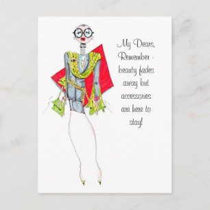 Accessoires zijn hier om briefkaart te blijven -