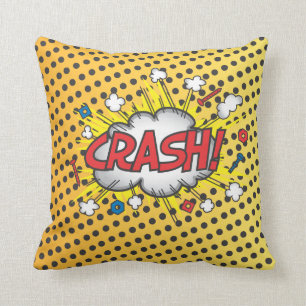 Accident de bande dessinée, coussin de boom