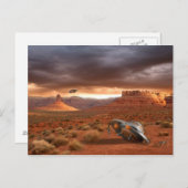 Accident d'UFO dans le désert avec la carte (Devant / Derrière)