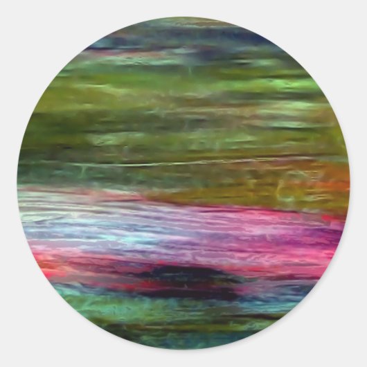 Accidental Art Ronde Sticker (Voorkant)