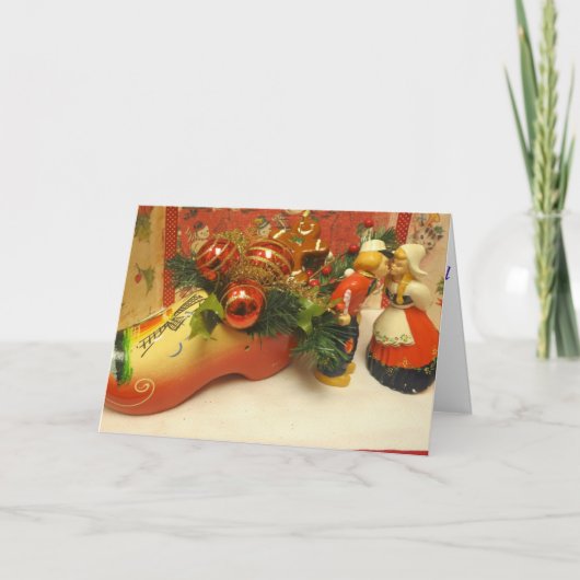 Acclamation joyeuse néerlandaise de Noël. Carte (Devant)