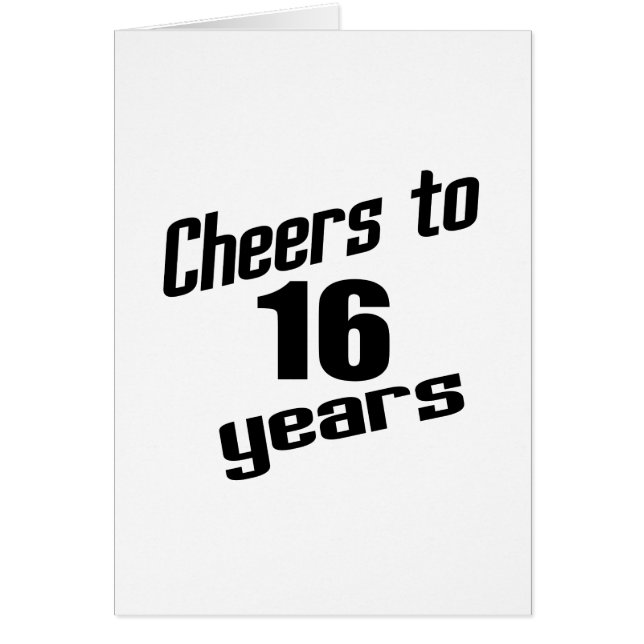 Acclamations à 16 ans (Devant)