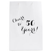 Acclamations à 50 ans de sac de cadeau (Devant)