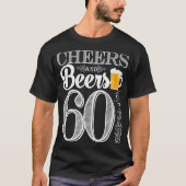 Acclamations et bières à 60 ans le T-shirt (Devant)