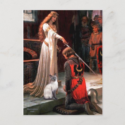 Accolade - Blue Point Siamese kat Briefkaart (Voorkant)