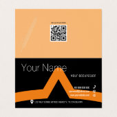 ACCOLADE, collection Carte de visite plié (Extérieur déplié)