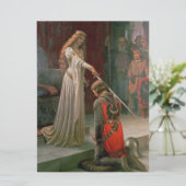Accolade (door Edmond Blair Leighton) Kaart (Staand voorkant)