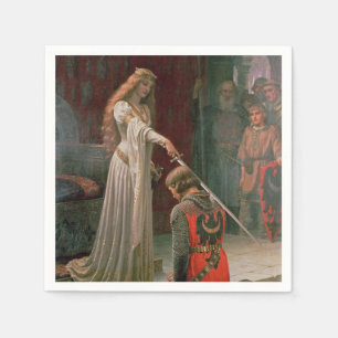 Accolade (door Edmond Blair Leighton) Servet