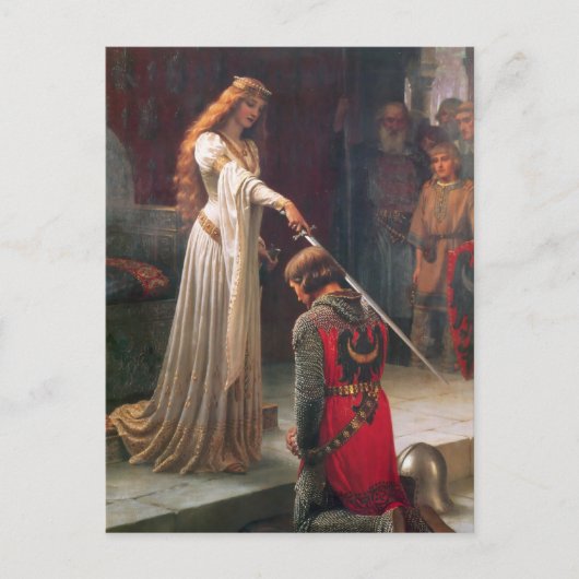 Accolade [Edmund Blair Leighton] Briefkaart (Voorkant)