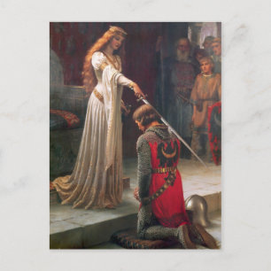 Accolade van Edmund Blair Leighton Briefkaart