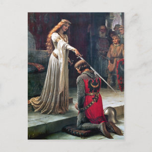 Accolade van Edmund Blair Leighton Briefkaart