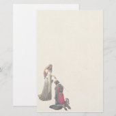 Accolade van Edmund Blair Leighton Briefpapier (Voorkant / Achterkant)