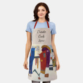 Accompanied Contrast, Kandinsky  Schort (Gedragen)