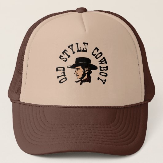 Accomplissez le casquette noir : Cowboy vintage de (Devant)
